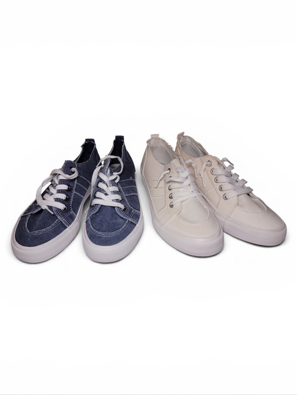 JellyPop Kory Bundle, Canvas Sneakers in Navy and Cream